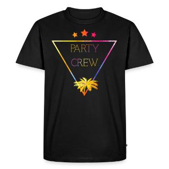 Équipe de fête - T-shirt Premium bio Homme - noir - Devant - Nico (187cm)