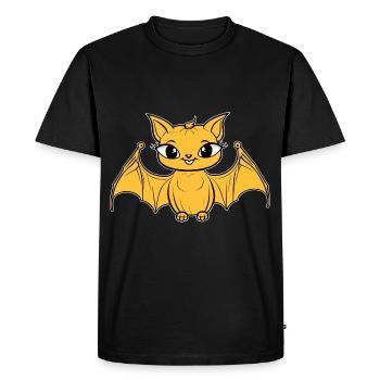 Halloween Bat Bats Kids Child - Men's Premium Organic T-Shirt - black - Front - Nico (187cm)