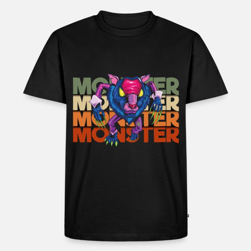 Süß Bunt Große Schwester - Männer Premium Bio T-Shirt - Schwarz