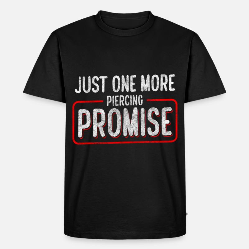 Piercing Nadel Beruf Körper - Männer Premium Bio T-Shirt - Schwarz