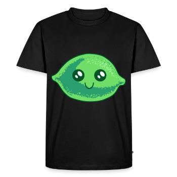 Citron Citron Fruit Fruit Aigre - T-shirt Premium bio Homme - noir - Devant - Nico (187cm)