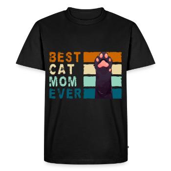 Cat House Tiger Kitten Mistress - Men's Premium Organic T-Shirt - black - Front - Nico (187cm)