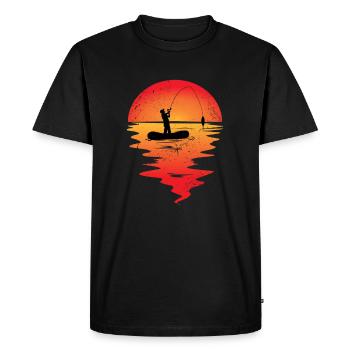 Fishing fishing angler gift carp fishing vacation - Men's Premium Organic T-Shirt - black - Front - Nico (187cm)