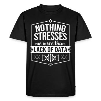 Scientifique Chercheur Drôle Dire Cadeau - T-shirt Premium bio Homme - noir - Devant - Nico (187cm)