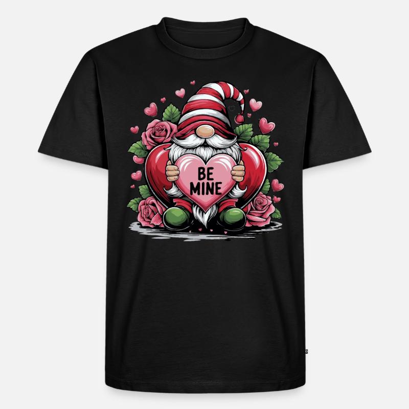 Be Mine - Männer Premium Bio T-Shirt - Schwarz
