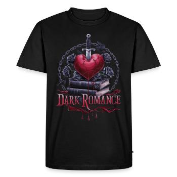 Dark Romance Heartbreak - Bloody Love & Books - T-shirt Premium bio Homme - noir - Devant - Nico (187cm)