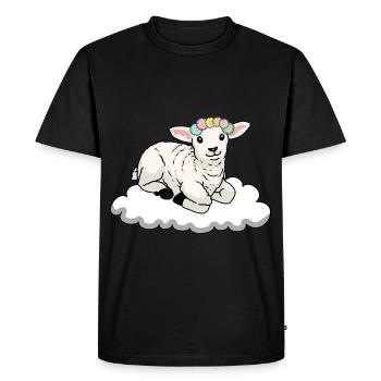 Mouton Mouton - T-shirt Premium bio Homme - noir - Devant - Nico (187cm)