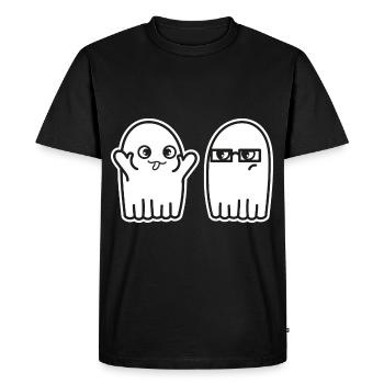 Fantômes Albern Nerfs Idées cadeaux effrayantes - T-shirt Premium bio Homme - noir - Devant - Nico (187cm)