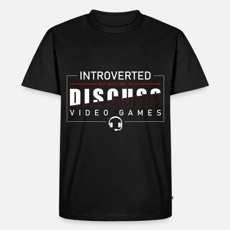 PC Nerd Zocker Grafik - Männer Premium Bio T-Shirt - Schwarz