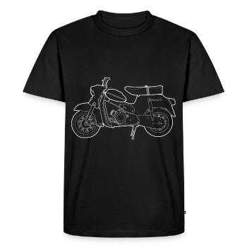 DS50 / Schwalbenfahrer / Ostalgie / Mofa Oldtimer - T-shirt Premium bio Homme - noir - Devant - Nico (187cm)