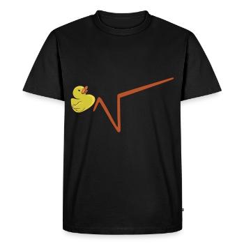 Duck Root Math Math Professeur Nerd - T-shirt Premium bio Homme - noir - Devant - Nico (187cm)