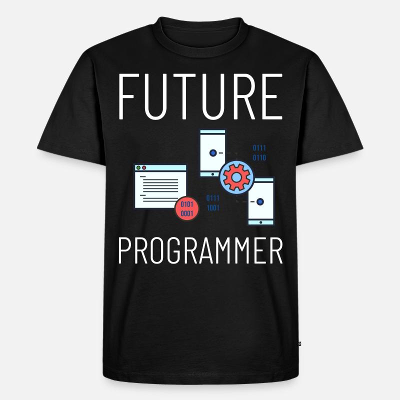 Programmierer Programmieren Computerentwickler Pc - Männer Premium Bio T-Shirt - Schwarz