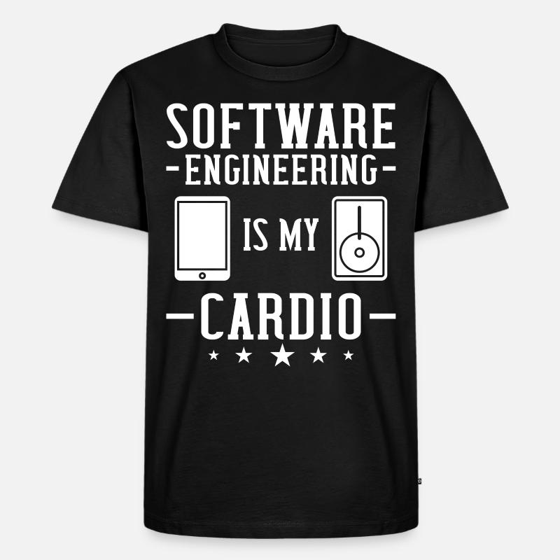 Software Engineering Softwaretechnik Ingenieur - Männer Premium Bio T-Shirt - Schwarz