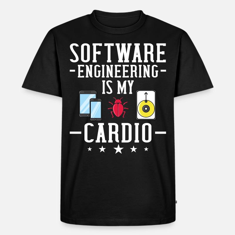 Software Engineering Software Engineering Engineer - Men's Premium Organic T-Shirt - black