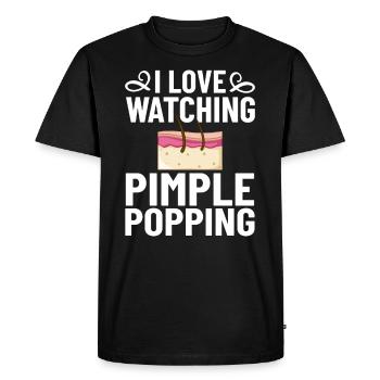 Dermatologie Soins de la peau Médecine de la peau Maladie - T-shirt Premium bio Homme - noir - Devant - Nico (187cm)