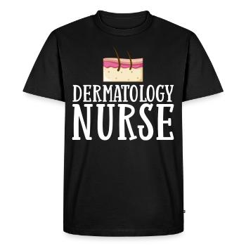 Dermatologie Soins de la peau Médecine de la peau Maladie - T-shirt Premium bio Homme - noir - Devant - Nico (187cm)