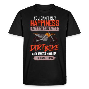 Dirt Bike Motocross Électrique Riding MX Rider - T-shirt Premium bio Homme - noir - Devant - Nico (187cm)