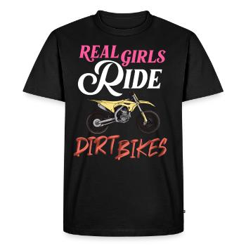 Dirt Bike Motocross Électrique Riding MX Rider - T-shirt Premium bio Homme - noir - Devant - Nico (187cm)