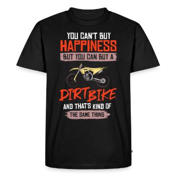 Dirt Bike Motocross Électrique Riding MX Rider - T-shirt Premium bio Homme - noir - Devant - Nico (187cm)