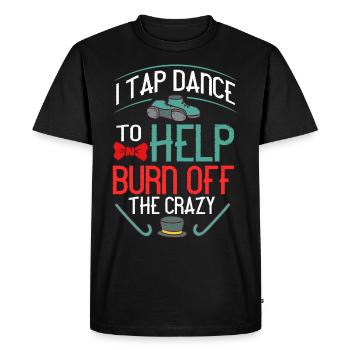 Tap Dance Beginners Shoes Learn Music Dancers - Men's Premium Organic T-Shirt - black - Front - Nico (187cm)
