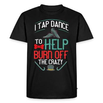 Tap Dance Beginners Shoes Learn Music Dancers - Men's Premium Organic T-Shirt - black - Front - Nico (187cm)