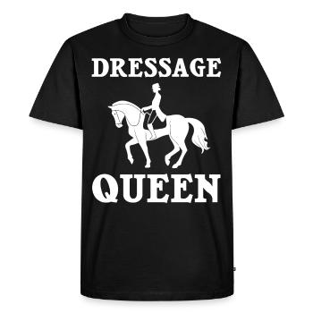 Dressage Riding Horse Training Dressage - Men's Premium Organic T-Shirt - black - Front - Nico (187cm)