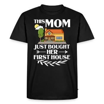 Home Home House Purchase Property - Men's Premium Organic T-Shirt - black - Front - Nico (187cm)