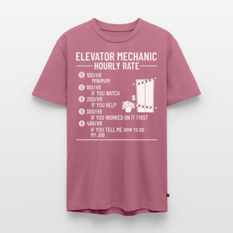 Elevator Elevator Technician Elevator Elevator Men's Premium Organic T-Shirt
