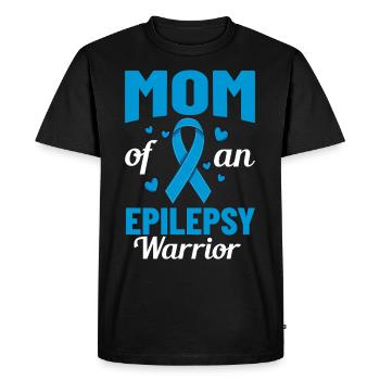 Epilepsy Convulsive disease Epileptic seizure - Men's Premium Organic T-Shirt - black - Front - Nico (187cm)