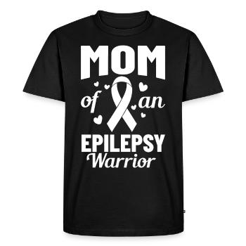 Epilepsy Convulsive disease Epileptic seizure - Men's Premium Organic T-Shirt - black - Front - Nico (187cm)