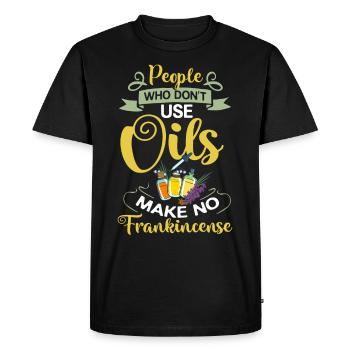 Essential Oil Diffuser Aromatherapy Plants - Men's Premium Organic T-Shirt - black - Front - Nico (187cm)