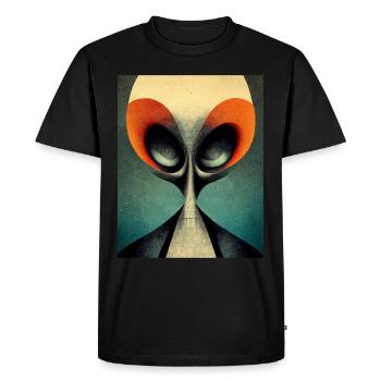 Alinen bauhaus Vintage Style v 08 - T-shirt Premium bio Homme - noir - Devant - Nico (187cm)