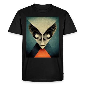 Alinen bauhaus Vintage Style v 09 - T-shirt Premium bio Homme - noir - Devant - Nico (187cm)