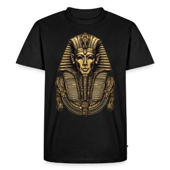 Pharaon Egypte Death Mask Cadeau - T-shirt Premium bio Homme - noir - Devant - Nico (187cm)