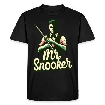 Mr. Snooker Pool Billiards Snooker Player - Men's Premium Organic T-Shirt - black - Front - Nico (187cm)