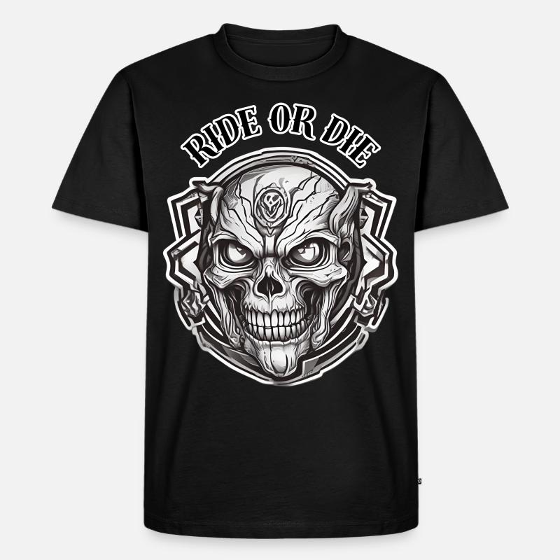 FAHREN ODER STERBEN - Männer Premium Bio T-Shirt - Schwarz