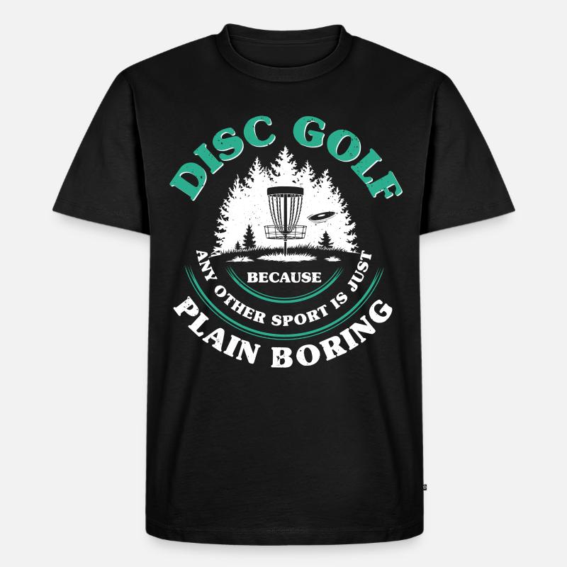 Disc Golf Discgolf - T-shirt Premium bio Homme - noir