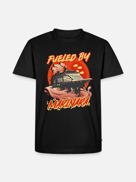 Marinara - Männer Premium Bio T-Shirt - Schwarz