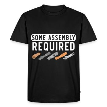 Une certaine assemblée nécessitait un handicap amusant Amput - T-shirt Premium bio Homme - noir - Devant - Nico (187cm)