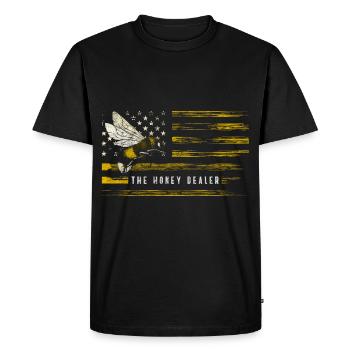 Abeille Bourdon Insecte Abeille - T-shirt Premium bio Homme - noir - Devant - Nico (187cm)