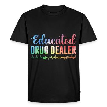 Pharmacien agréé Pharmacien Pharmacien Pharmacien - T-shirt Premium bio Homme - noir - Devant - Nico (187cm)