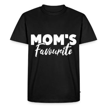 LE PRÉFÉRÉ DE MAMAN Le préféré de maman - T-shirt Premium bio Homme - noir - Devant - Nico (187cm)