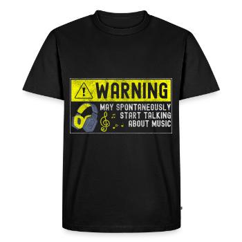 Style de musique de concert de groupe de musique - T-shirt Premium bio Homme - noir - Devant - Nico (187cm)