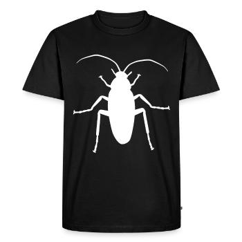 Cafard cafard insecte insecte parasite panique - T-shirt Premium bio Homme - noir - Devant - Nico (187cm)