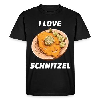 J’adore Schnitzel Wiener Schnitzel - T-shirt Premium bio Homme - noir - Devant - Nico (187cm)