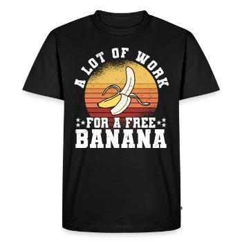 Marathon Runners Running Half Marathon - Men's Premium Organic T-Shirt - black - Front - Nico (187cm)