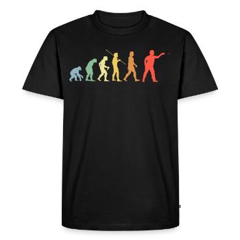 Dart Evolution Retro Darts Joueur de fléchettes - T-shirt Premium bio Homme - noir - Devant - Nico (187cm)