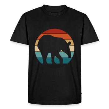 Tapir Scabbard Tapir pour les gardiens d’animaux Gardiens de zoo - T-shirt Premium bio Homme - noir - Devant - Nico (187cm)