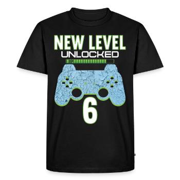 6 ans 6 anniversaire tenue Gamer Gaming - T-shirt Premium bio Homme - noir - Devant - Nico (187cm)