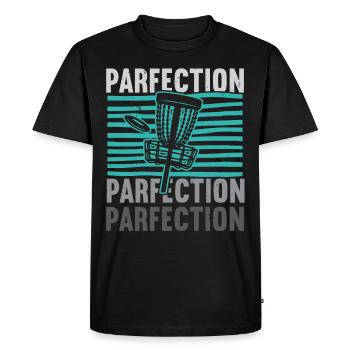 Parfection Disc Golf Frolf Lanceur récréatif - T-shirt Premium bio Homme - noir - Devant - Nico (187cm)